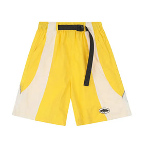 Corteiz Gelbes Streetwear Set: Stylischer Hoodie & Jogger für Herren