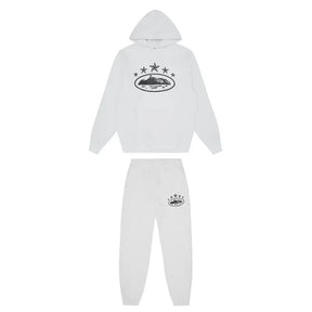 Corteiz 5 Sterne Weißer Trainingsanzug – Stylischer Premium Streetwear Komfort