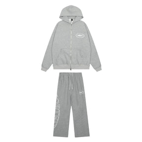 Corteiz Grauer Designer Trainingsanzug: Luxuriöser Streetwear-Stil mit Komfort