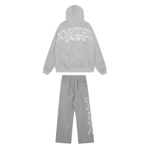 Corteiz Grauer Designer Trainingsanzug: Luxuriöser Streetwear-Stil mit Komfort