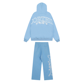 Corteiz Urban Blauer Jogginganzug Set – Stilvoll, Bequem, Modern für Streetwear-Looks