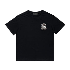 Amiri Herren Schlangen T-Shirt – Luxuriöses Designer-Shirt mit Ikonischem Schlangendruck