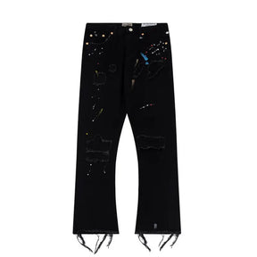 Gallery Dept. Designer-Jeans: Handbemalt, Einzigartig, Streetwear-Meisterwerk für Individualisten