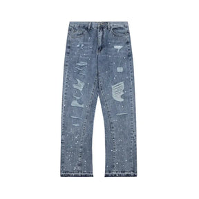 Gallery Dept. Handbemalte Denim Jeans – Künstlerisch, Oversized, Einzigartig, Streetwear-Statement