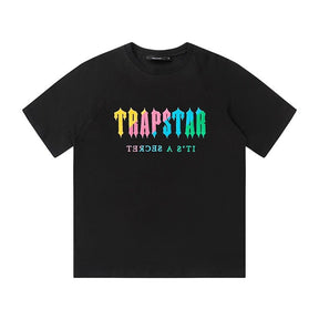 Trapstar Decoded Chenille Kurzset Schwarz Gelb – Lässig & Stylisch