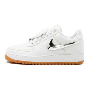 Nike Air Force 1 Low Travis Scott White – Kultiger Canvas Sneaker Wechsel-Swoosh