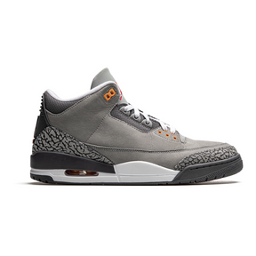 Air Jordan 3 Retro "Cool Grey" Herren Sneaker Premium Leder Klassiker Neuauflage