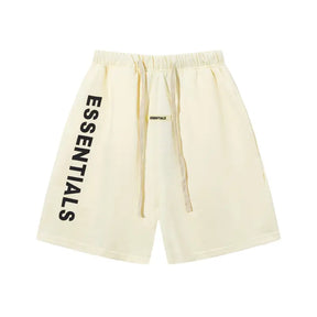 Essentials Beige Shorts: Bequeme, stylische Baumwoll-Shorts für lässigen Streetwear-Look