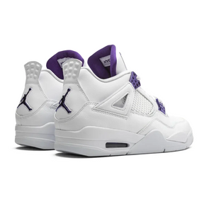 Air Jordan 4 Retro 'Metallic Pack Purple' Premium Leder Sneaker – Exklusiver Style