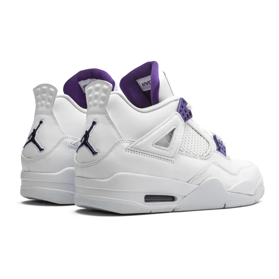 Air Jordan 4 Retro 'Metallic Pack Purple' Premium Leder Sneaker – Exklusiver Style