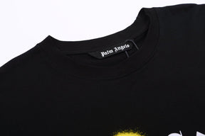 Exklusives Palm Angels Las Vegas T-Shirt Herren Schwarz Baumwolle Luxus Streetwear Top