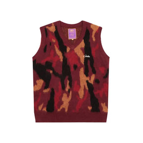 Corteiz Rote Camo Sweater Weste: Stylisch, Bequem, Exklusiv für Streetwear Liebhaber