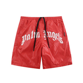 Palm Angels Luxus Rote Badeshorts für Herren – Stilvolles, schnelltrocknendes Designer-Schwimmen