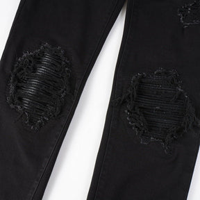 Luxuriöse Amiri Schwarze Designer-Jeans: Handgefertigt, Rock'n'Roll-Stil, Perfekter Schnitt