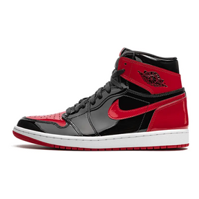 Air Jordan 1 Retro High OG 'Patent Bred': Glänzender Klassiker in Rot-Schwarz