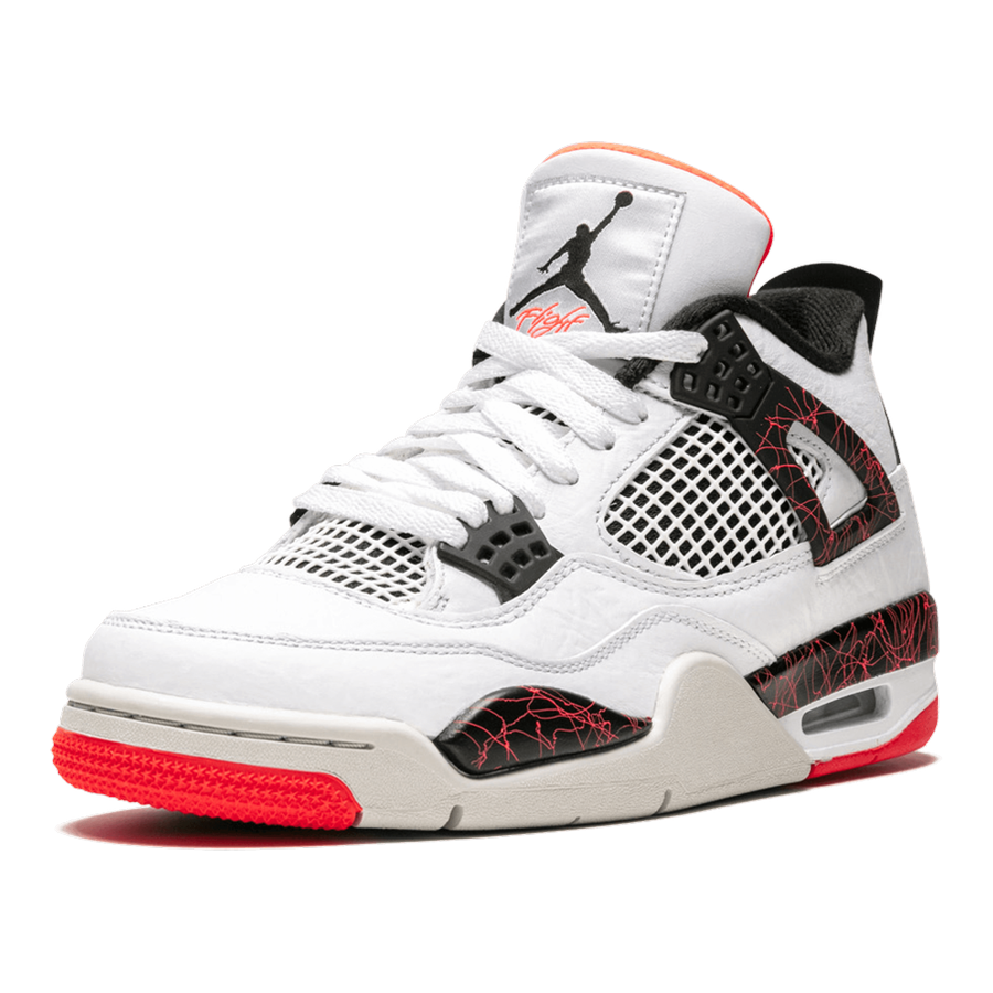 Air Jordan 4 Retro 'Crimson Tint' Sneaker: Lebhaftes Design, Premium-Leder, Vintage-Akzente, Ikonischer Stil