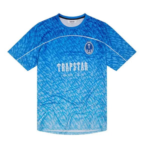 Trapstar Irongate Gradient Blaues T-Shirt – Stylisches Baumwollshirt für Herren