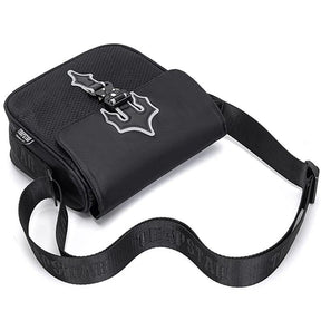 Trapstar Reflektierende Irongate Umhängetasche Schwarz – Stilvolle Streetwear Bag