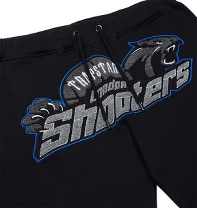 Trapstar London Shooters Schwarz-Blauer Trainingsanzug: Stylisch, Bequem, Urban Fashion Must-Have