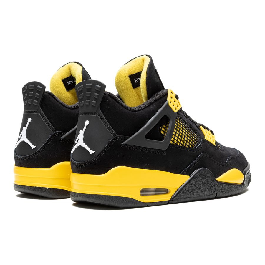 Air Jordan 4 Retro Thunder 2023 Herren Sneaker Schwarz Gelb Ikonisches Design