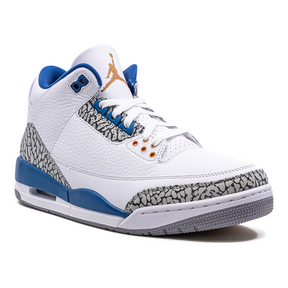 Air Jordan 3 Retro "Wizards" Herren Basketballschuh Premium-Leder Vintage-Design