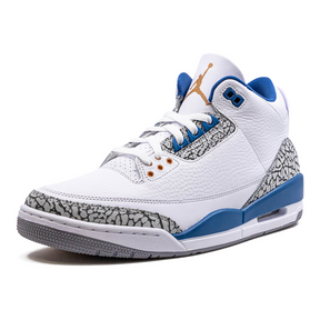Air Jordan 3 Retro "Wizards" Herren Basketballschuh Premium-Leder Vintage-Design