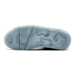 Air Jordan 4 Retro Kaws Luxus Wildleder Sneaker – Grau, Leuchtsohle