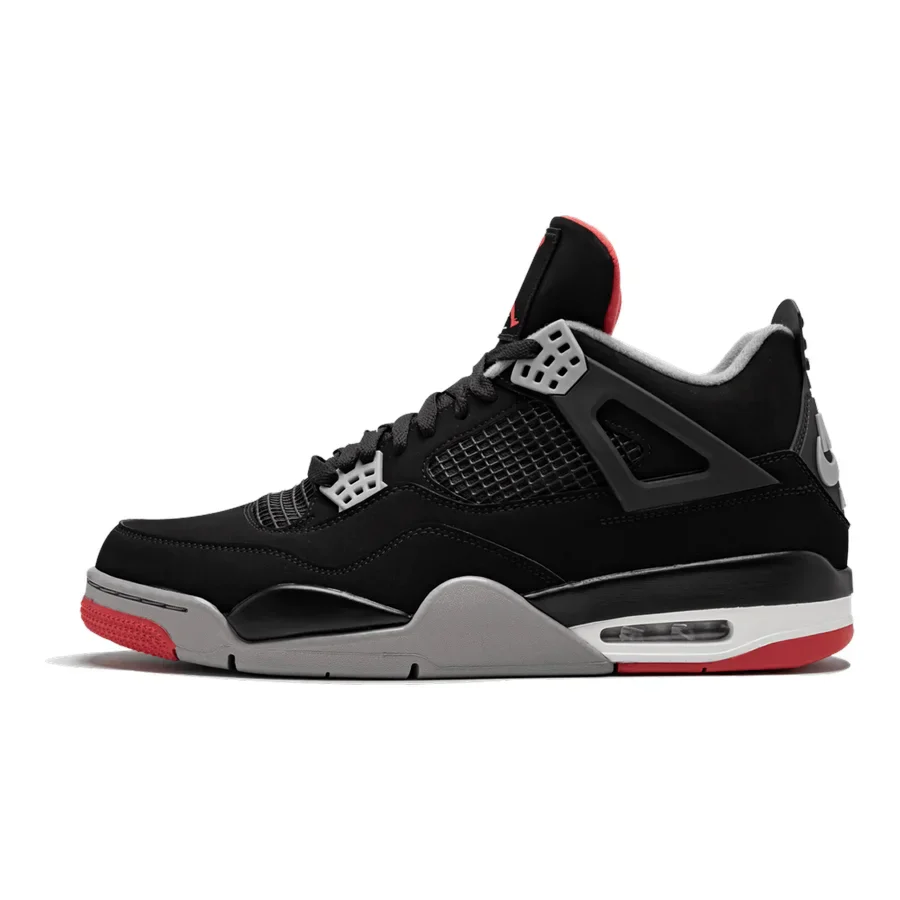 Air Jordan 4 Retro "Bred 2019" Klassische Herren Sneaker mit Nike Air Branding