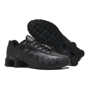 Nike Shox NZ Leven Herren Laufschuh: Reaktionsschnelle 4-Säulen Dämpfung für optimalen Komfort