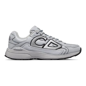 Dior B30 Grey Mesh Technischer Stoff Sneaker Herren Laufschuh Sportlich Elegant Komfortabel