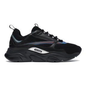 Dior B22 Reflektierende Schwarze Sneaker: Luxuriöses Design, Technischer Komfort