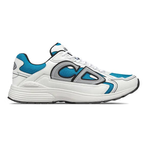 Dior B30 Blau Weiß Sportlicher Low-Top Sneaker: Modern, Bequem, Reflektierendes CD30 Design
