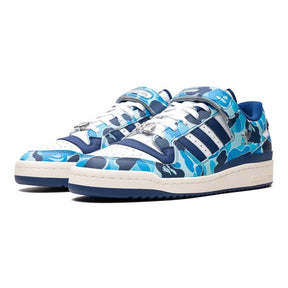 Adidas Forum '84 Low BAPE 30 Jahre Jubiläum Blau Camo Turnschuh Sammlerstück