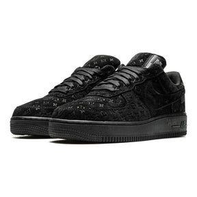 Exklusive Nike Louis Vuitton Air Force 1 Low Virgil Abloh Schwarze Edition Sneaker