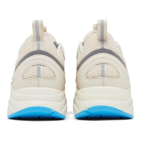 Dior B22 Creme Hellblau Luxus-Sneaker: Atmungsaktives Mesh, Leder & Retro-Design