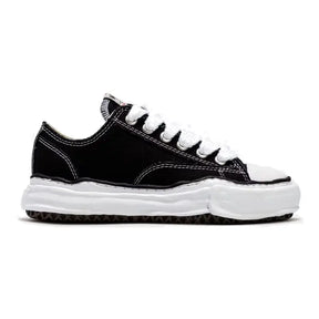 Maison Mihara Yasuhiro Peterson OG Sohle Canvas Low Schwarz Sneaker
