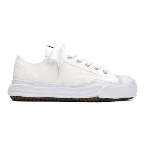 Maison MIHARA YASUHIRO "HANK" OG Sohle Canvas Sneaker – Weißer Low-Top Designer Schuh