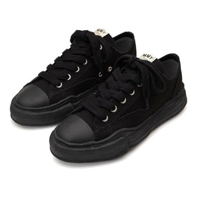 Exklusive Maison Mihara Yasuhiro Peterson OG Sohle Canvas Low Lifestyle Sneaker Schwarz