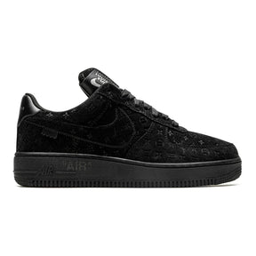 Exklusive Nike Louis Vuitton Air Force 1 Low Virgil Abloh Schwarze Edition Sneaker