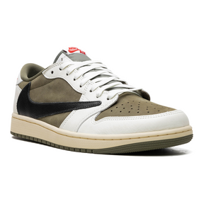 Exklusiver Air Jordan 1 Low OG SP Travis Scott 'Medium Olive' Sneaker