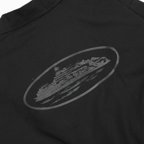 Exklusive Corteiz Schwarze Streetwear Jacke: Urbaner Stil, Limitierte Auflage für Rebellen
