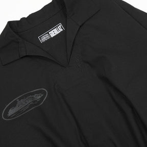 Exklusive Corteiz Schwarze Streetwear Jacke: Urbaner Stil, Limitierte Auflage für Rebellen