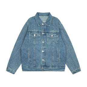 Corteiz Blaues Denim Set: Stylische Jacke & Jeans für Exklusiven Streetwear Look