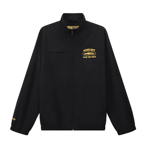 Corteiz Schwarzer Gelber Trainingsanzug Set – Stilvoller Streetwear Freizeitanzug für Herren