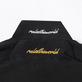 Corteiz Schwarzer Gelber Trainingsanzug Set – Stilvoller Streetwear Freizeitanzug für Herren