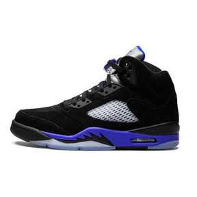 Air Jordan 5 Retro „Racer Blue“ Herren Sneaker – Ikonischer Basketballschuh in Schwarz/Blau