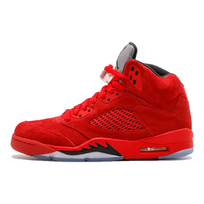 Air Jordan 5 Retro 'Red Suede' Sneaker – Klassischer Stil, Premium Wildleder, Legendäre Bulls Vibes
