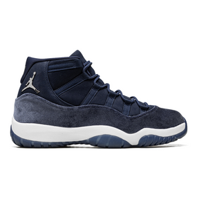 AIR JORDAN 11 Samt WMNS "Midnight Navy" Luxus-Sneaker Damen Basketballschuh